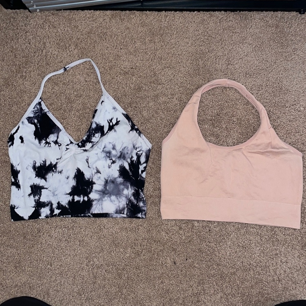 Workout Cropped Tank Tops